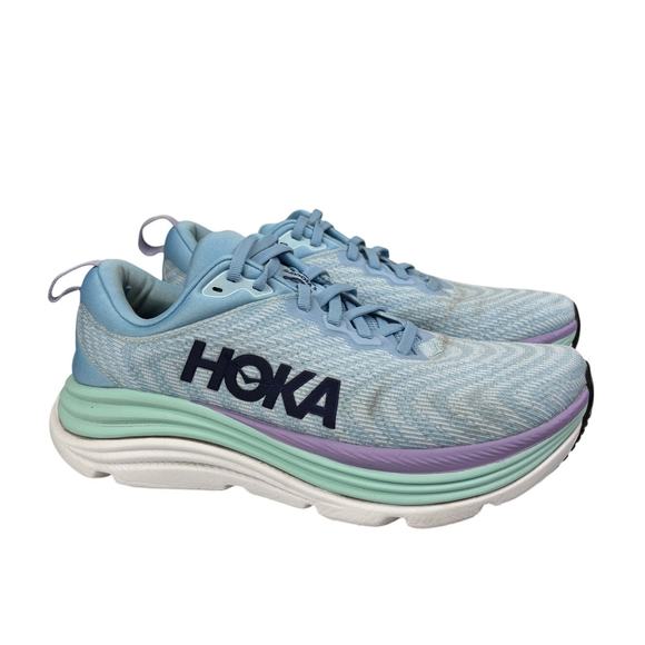 Hoka One One Gaviota 5 Sneakers Shoes Women's 8B Walk Run Work Comfort - Picture 1 of 11